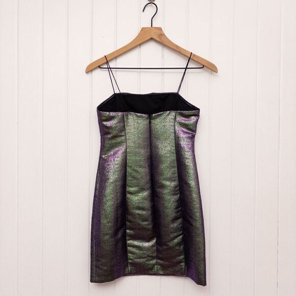 LIKELY Hayley Lurex Dress Size 00 - Picture 6 of 10